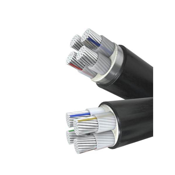 Cable de alimentación aislado de cobre estándar XLPE con chaqueta de PVC PE YJV YJLV YJLV22 YJV22