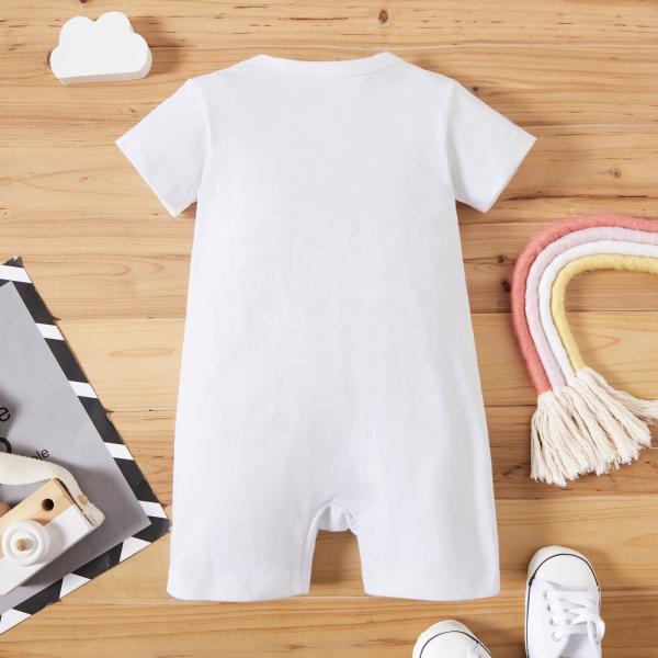 High Quality Baby 100% cotton overall romper Summer new children's short sleeve cloth Baby dresses cartoon jumpsuit body