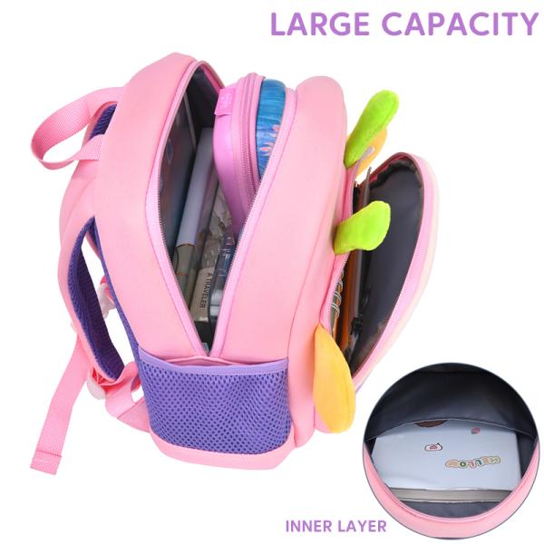 Honeybee Waterproof Kids Backpack Cute Cartoon Baby Toddler Escolar School Bag