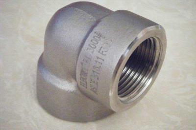 Competitive Price Top quality Forged ASTM A350 LF 2. 90-deg. THD threaded elbow 3000# Manufacturer