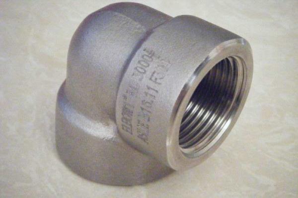 Competitive Price Top quality Forged ASTM A350 LF 2. 90-deg. THD threaded elbow 3000# Manufacturer