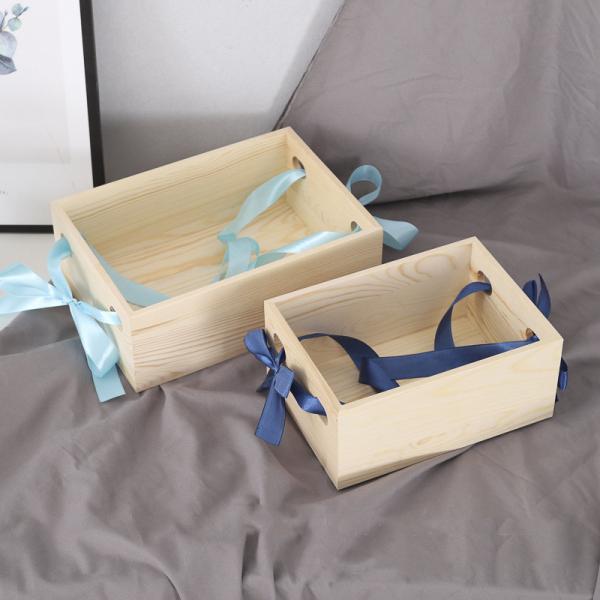 Rainproof Thickened Gift Wooden Box Packaging Reusable Multipurpose