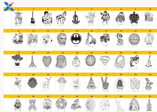 Eco Friendly Acrylic Light Guide Panel Acrylic Laser Engraving Jewelry Ornaments