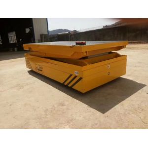 CE ISO Material Handling Compact Electric Transfer Cart Smooth Operation