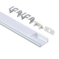 U forment le profil en aluminium blanc noir argenté de la Manche LED d'extrusion pour la lumière de bande