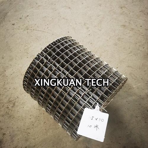 Fio liso Mesh Carbon Steel Stainless Steel da correia transportadora para a máquina da correia transportadora