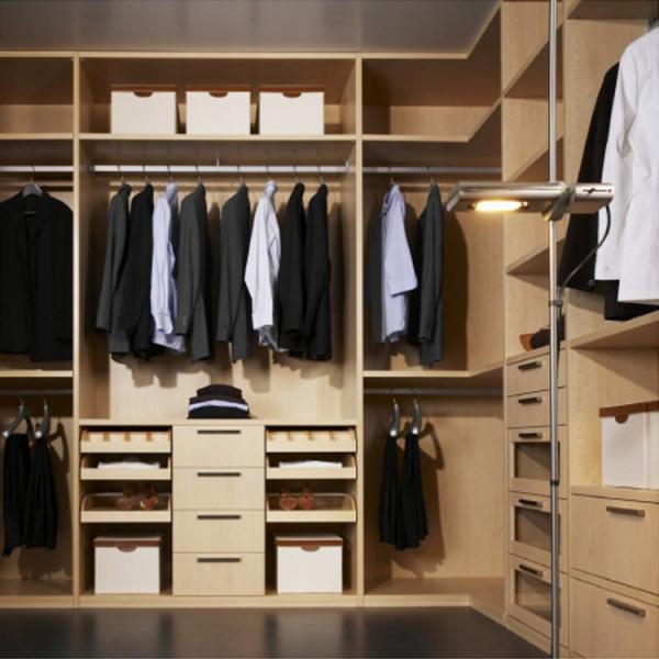 Customized Wall Wardrobe Plywood Walk In Closet Bedroom Wardrobe Modern