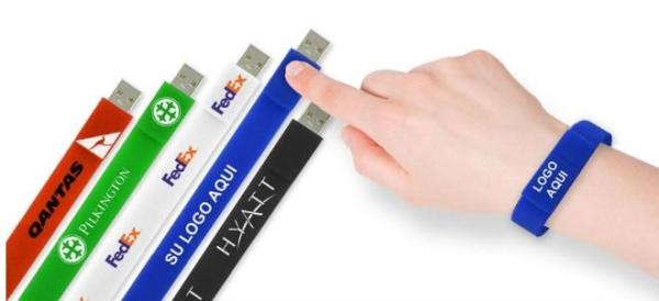 USB Silicone Wrist Band USB Flash Drive Pen Drive Stick Bracelet