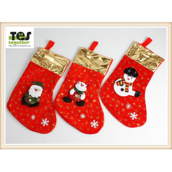 non-woven big size christmas sock decoration/OEM O ODM