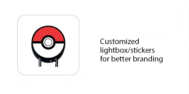 Big Capacity Pokemon TCG Vending Machine with Customized Stickers and Elevator