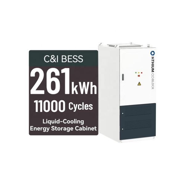 125KW Liquid-Cooled Industrial Commercial Energy Storage Cabinet System Off-Grid Connection 261KWH Lifepo4 Battery Commercial