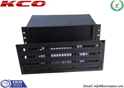 96 Port Odf Fiber Optic Patch Panel / 4U Rack Mount 19'' Fiber Management Patch Panel