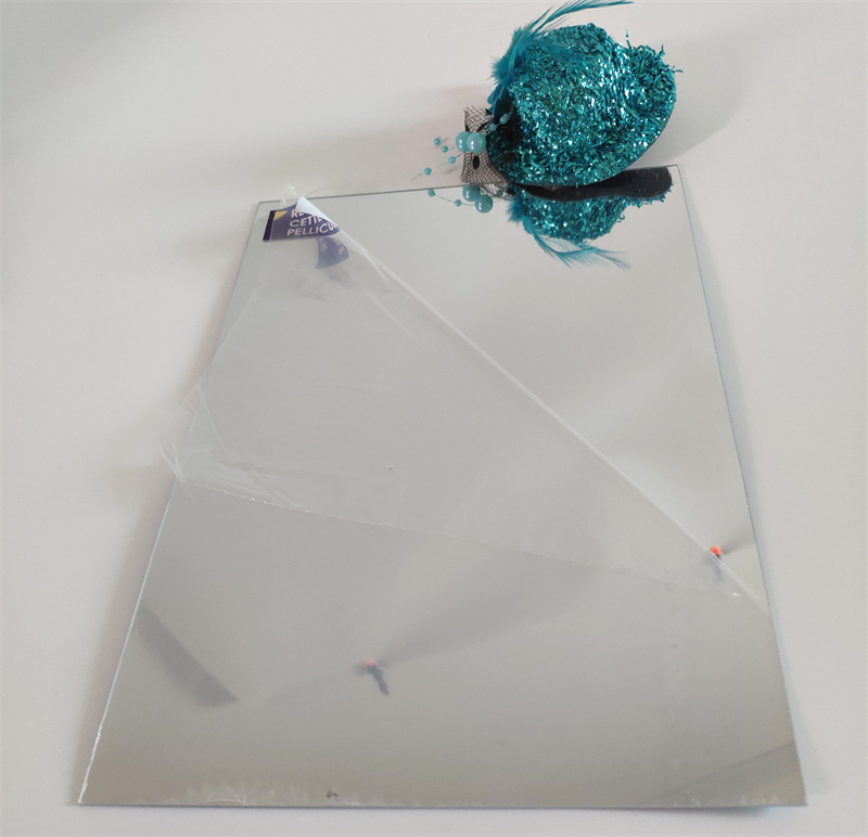 Flexible Self Adhesive PVC Mirror Film Roll Shatterproof Waterproof Peel Stick Mirror Sheet For Wall Decor Furniture Refurbish DIY Craft Custom Size Color OEM