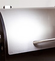 Moveable Electric Wood Pellet Grill Easily Assembled Flame Safety