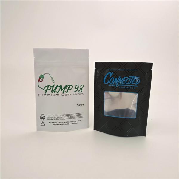 A prova da criança ensaca sacos de plástico personalizados para o malote da medicina das cookies da selva do runtz dos sacos de CBD com janela