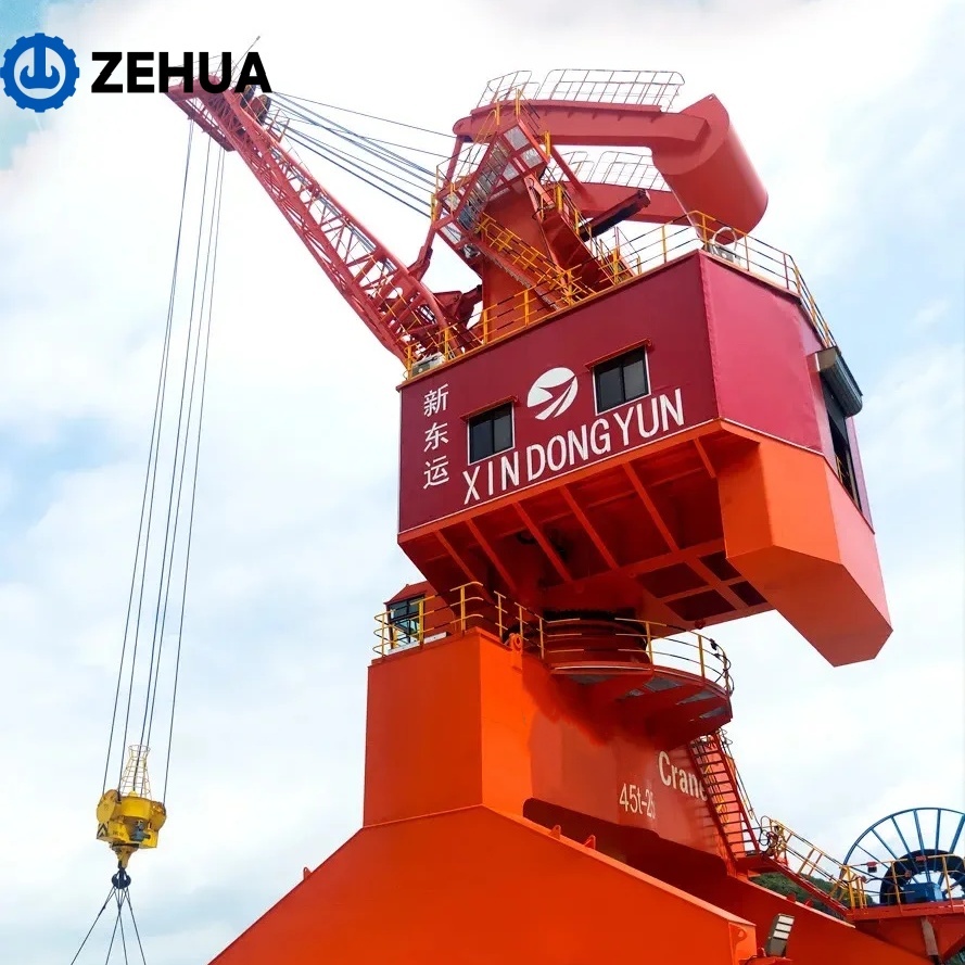 High Quality 10-35 Ton Mobile Harbour Portal Crane | 45m Span MQ Port Pedestal Crane China Professional Manufacturer with CE ISO