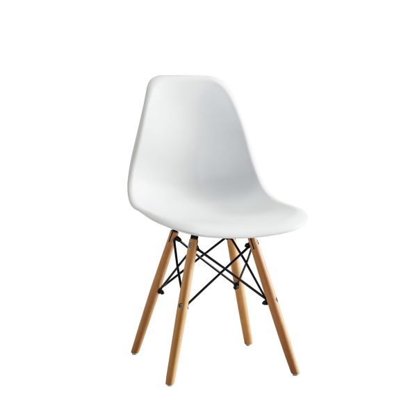 Gray Modern Plastic Chair Ergonomic Design for Office Meeting Room Cafeteria and Waiting Area Seating