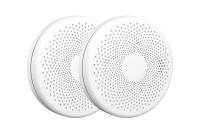 Oxyde de carbone de Tuya Wifi et détecteur de fumée intelligents 2 dans 1 capteur de détecteur