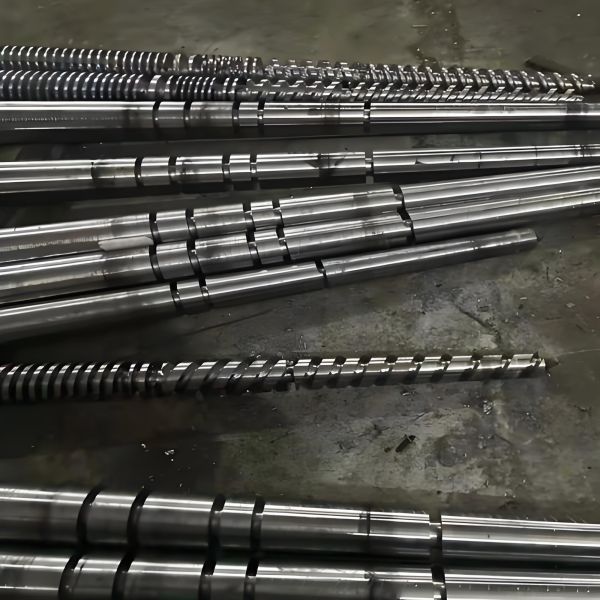 JCD Series 51/105 Nitrided Conical Twin Screw Barrel | Plastic Profile Extrusion