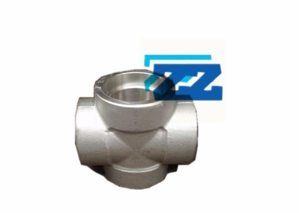 Stainless Steel Pipe Cross Socket Weld Pipe Fittings ASTM A182 F304 ASME B16 11