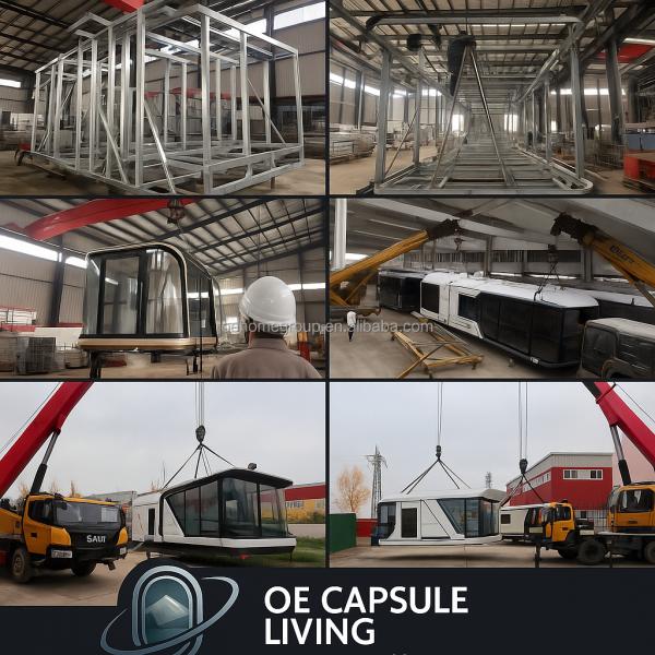 Luxury 20ft Modern Shipping Container House Small Residential Prefab Steel Structure For Hotels Villas Apartment Space