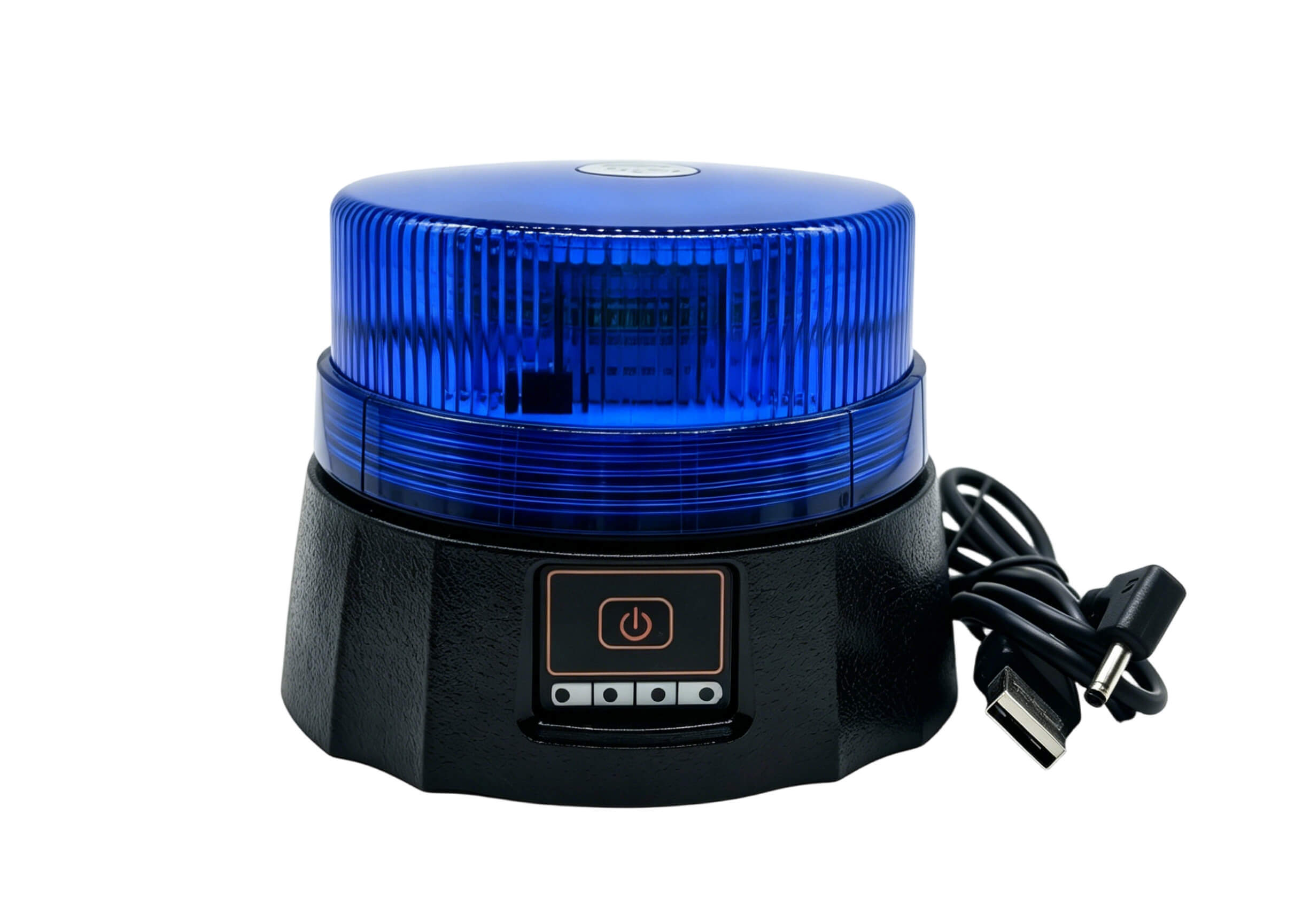 RD-218 Blue 3 Mode Flashing Warning Light for Vehicle Safety Signal Magnetic Mount