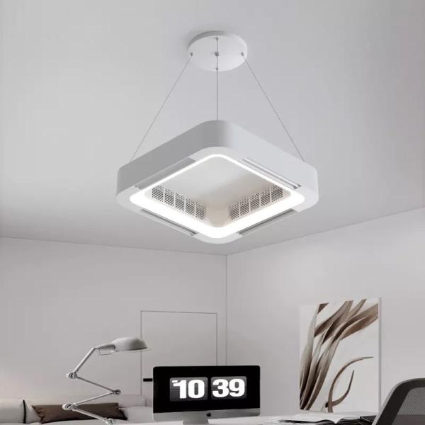 Custom BLDC Ceiling Fan Remote Control Modern Bladeless Ceiling Fan With Light