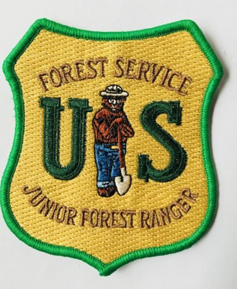 Custom logo patch sew on embroidery patches from quality factory