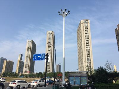 High Mast Steel Utility Light Poles HG-UP-001 For Electrical Power Transmission