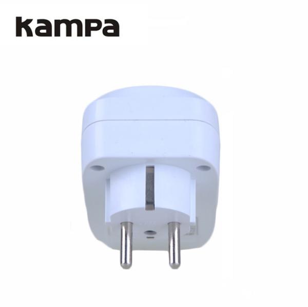 EU AC Plug Socket  Kampa KP-2USB-01-F New Design High Quality With 2.1A USB Charger