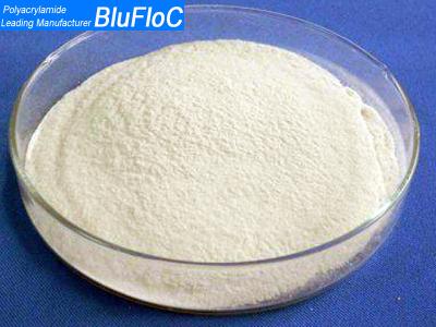 Flutuação e sedimentação do floculante do Polyelectrolyte da mineração de Blufloc