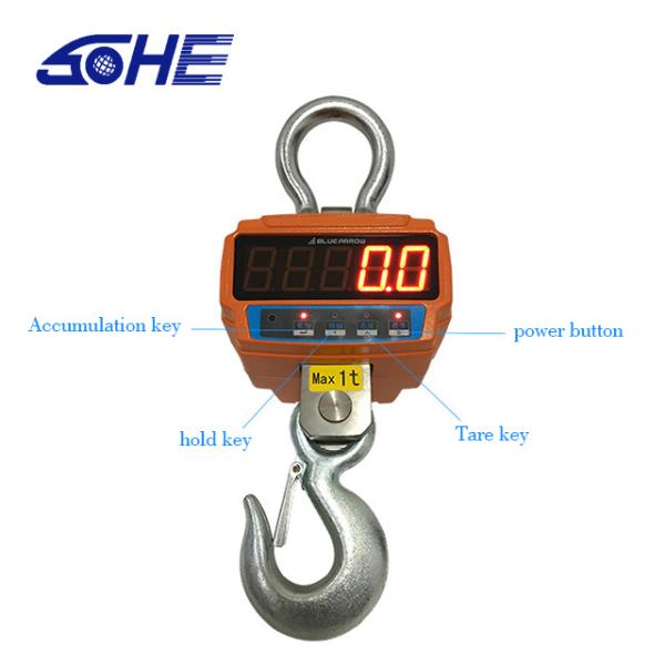 OBM Customized Support 2T LED Display Hanging Scale Hook Scale for Industrial Needs