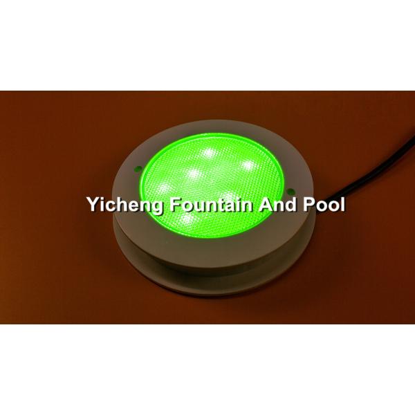 12W / 18W LED Underwater Swimming Pool Lights Thin Type ABS / Plastic RGB Waterproof