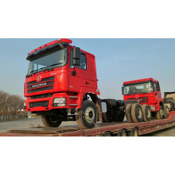 600L Howo Tractor Head 180kw Shacman H3000 Tractor Head Red
