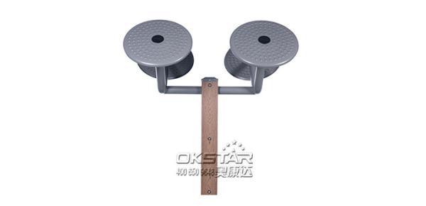 Park Wood outdoor Exercise Equipment Tai Chi Spinner  For Arm Training