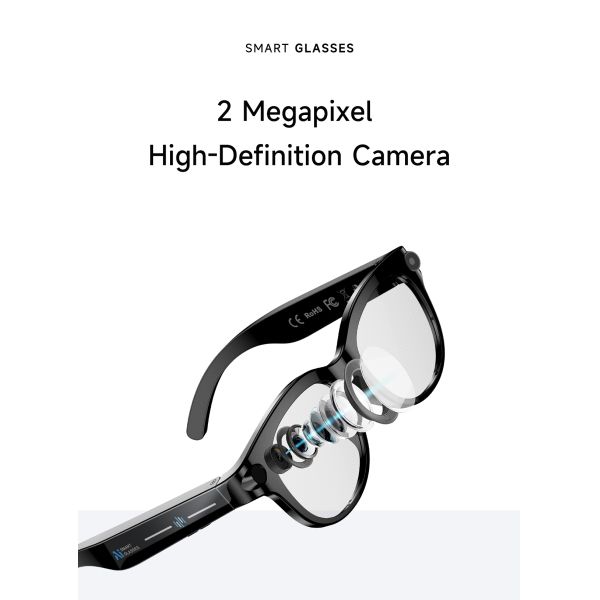 M89 AR AI Smart Glasses 1080P Dual Camera Magnetic Charging 2MP Video WiFi Transfer Metaverse Translation Gesture Control IP67