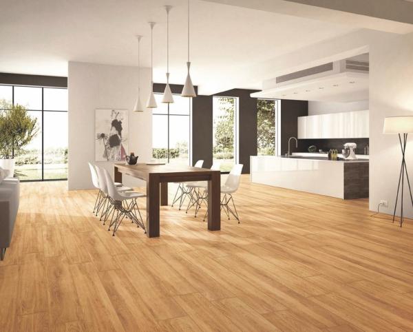 AAA Grade Brown Wooden Porcelain Tiles 150x900mm