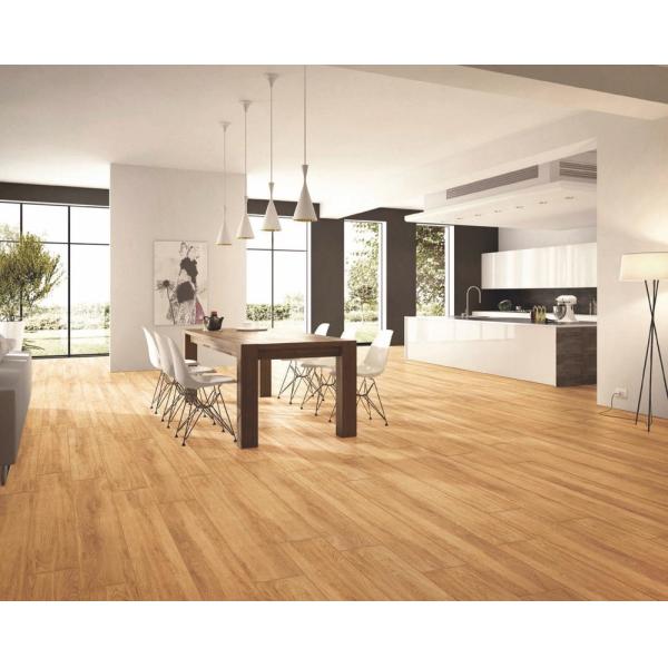 AAA Grade Brown Wooden Porcelain Tiles 150x900mm