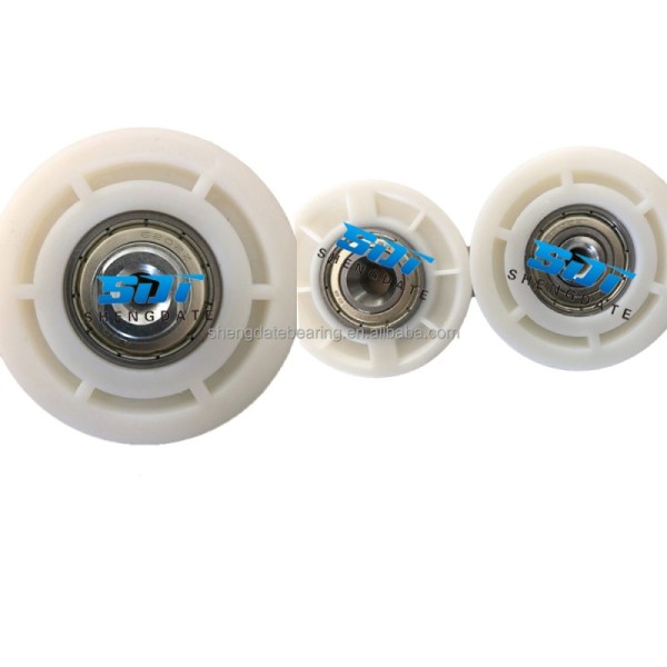 Adjustable Sliding Door Roller Height-Adjustable Metal Bracket with Nylon Wheel