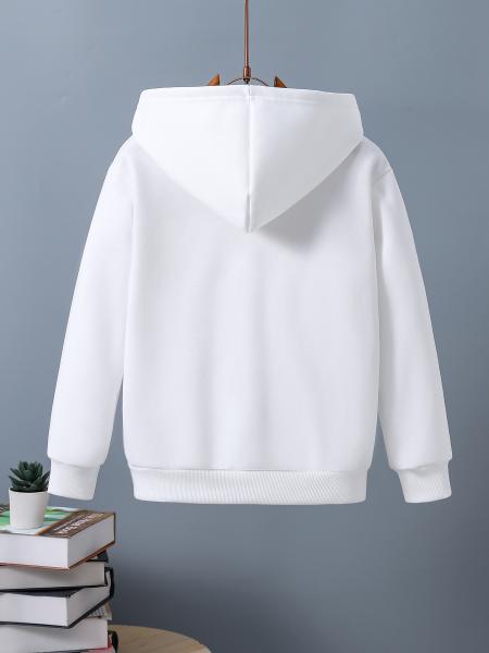 100%Cotton Kids Hoodies Sweatshirts Silk Screen Printing For Outdoor