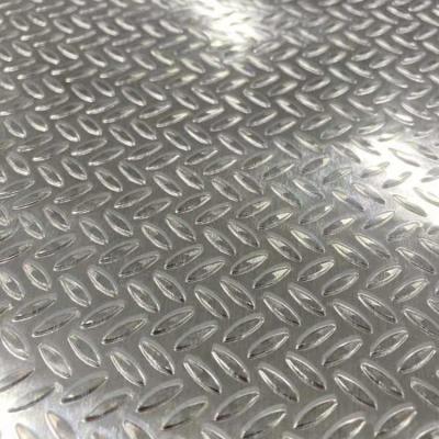 Alumínio dobro Diamond Plate Sheets do preto de Diamond Aluminum Sliver Mesh Sheet
