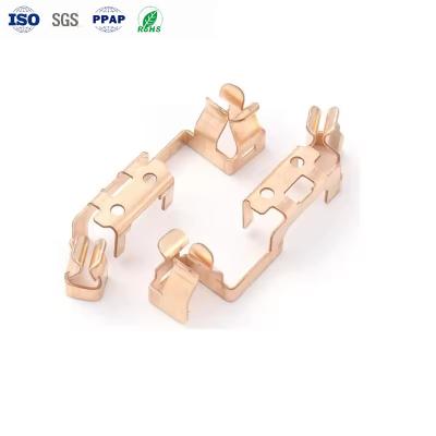 Electrónica de latón Estampación de piezas metálicas para requisitos industriales 0.1 mm - 5 mm