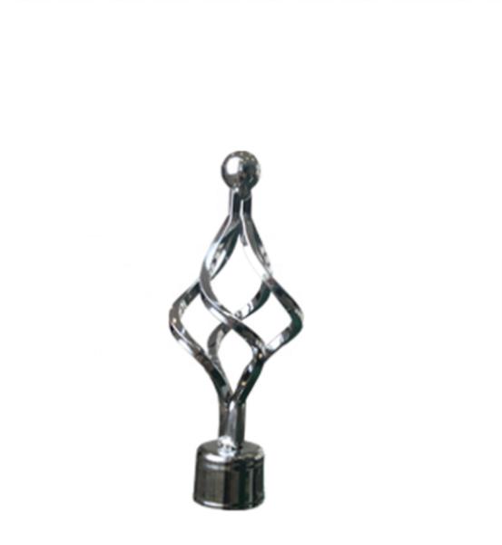 Gold Silver Iron Curtain Pipe Rod Anti Rust For Home Hotel Cafe