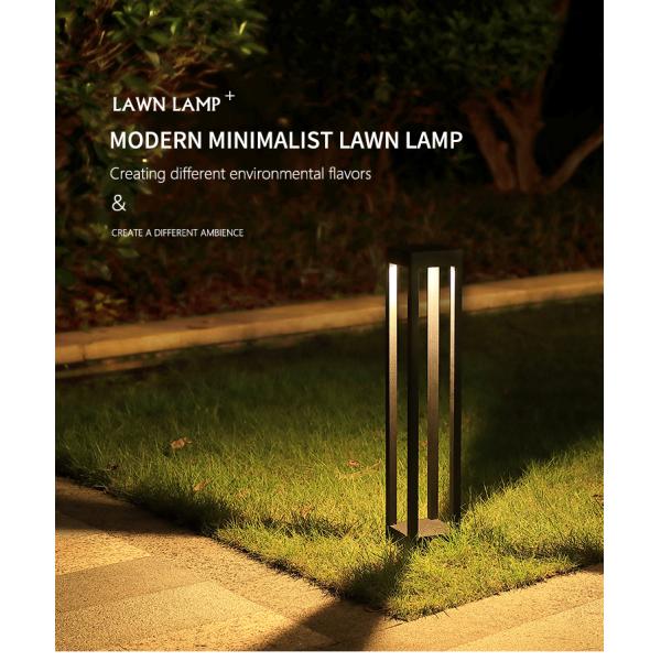 50000 Hour Working Lifetime Solar Motion Sensor Lawn Garden Lamps with Dimmer Support