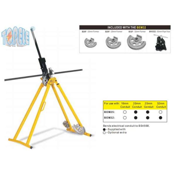 20mm BS4568 Conduit Gi Conduit Bending Machine , Steel Conduit Bending Machine