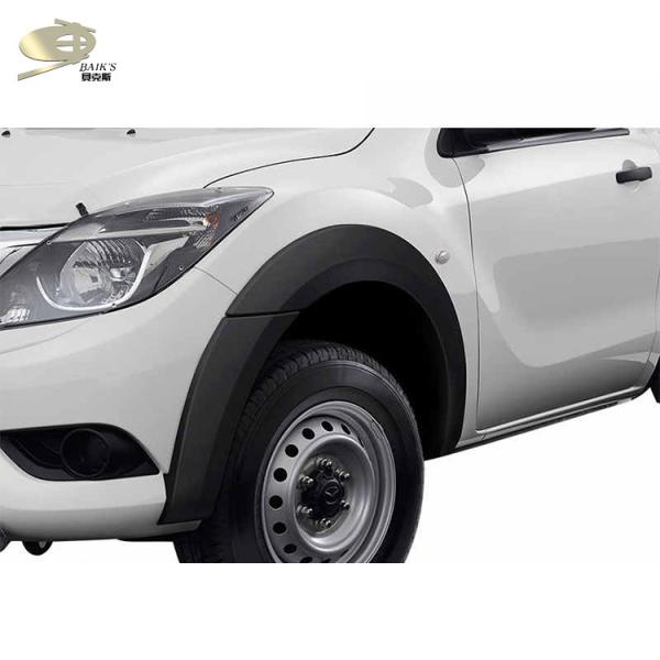 OEM Truck Wheel Flares , Matter Black Universal Fender Flares For Cars