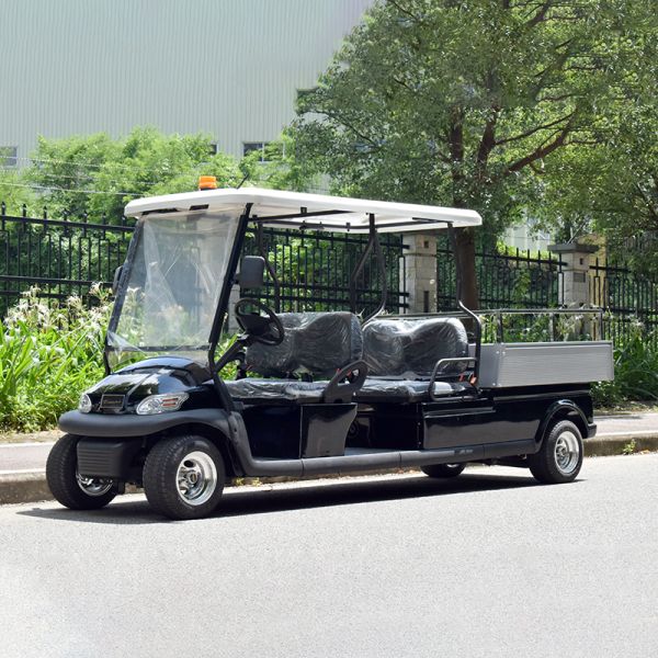 4 Seat 48V Lithium Battery Electric Golf Cart with Rear Storage Box
