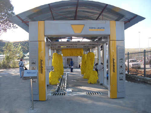 Electric Brushed Car Washer Stainless Steel With Pneumatic Control System