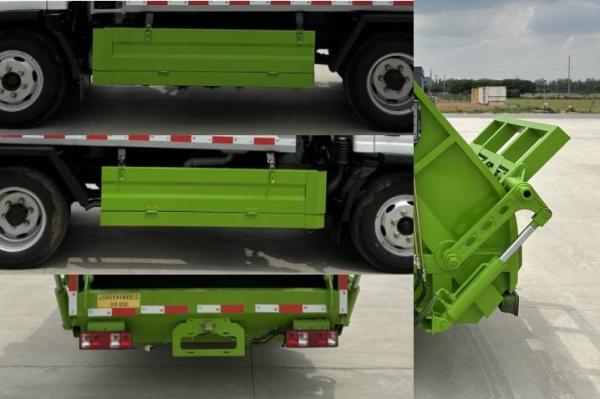 DONGFENG Rubish Sanitation Compressed Garbage Truck Vehicle Hydraulic