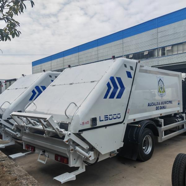 Shacman L3000 Refuse Compactor Vehicle 16cbm Garbage Collection Truck 260HP